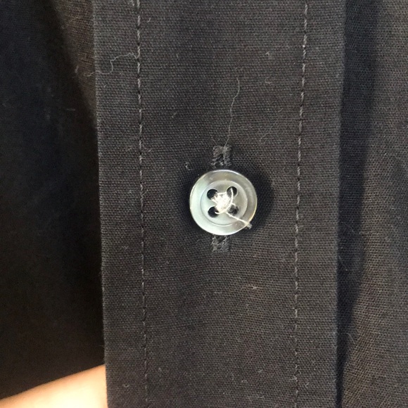All black button down - Picture 2 of 5